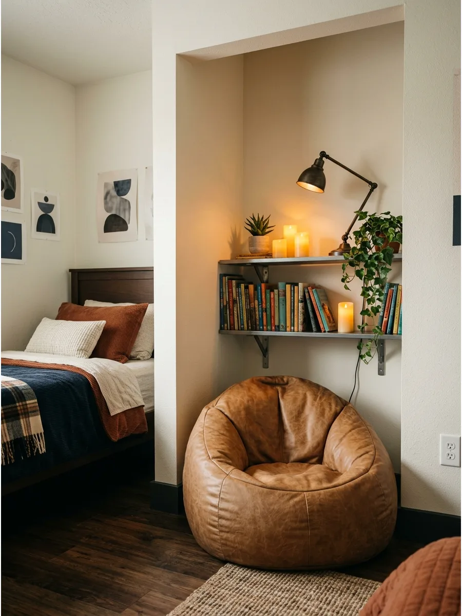 48. Retro Inspired Reading Corner