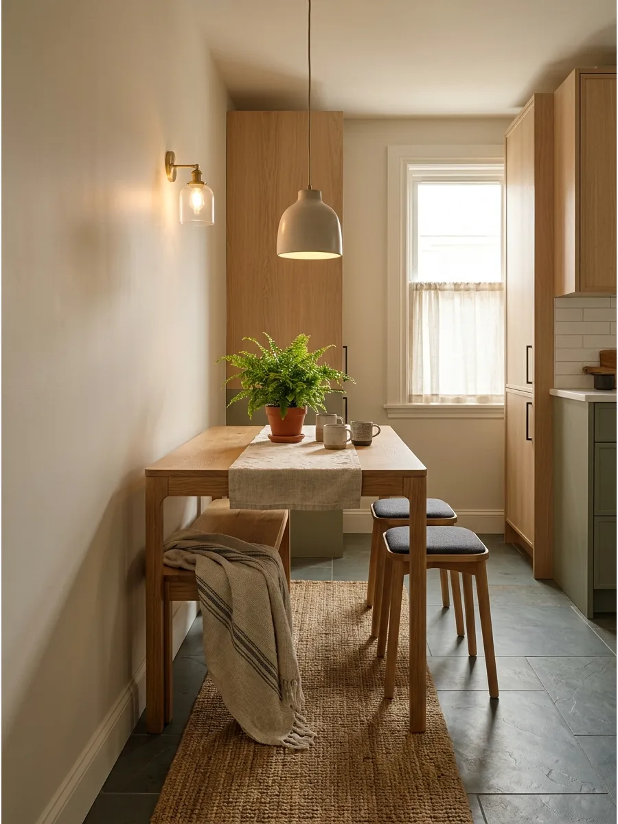 14. Narrow Breakfast Nook