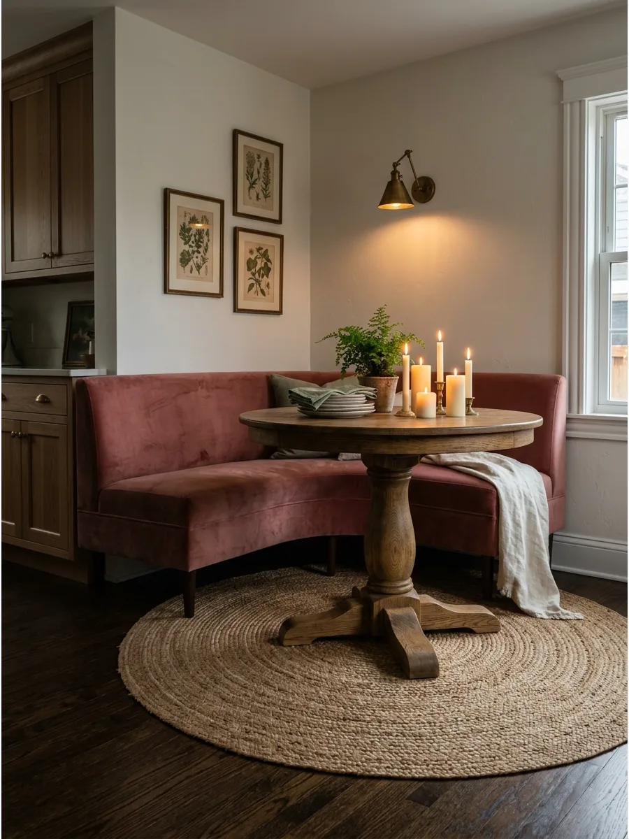 19. Soft Curved Seating Area
