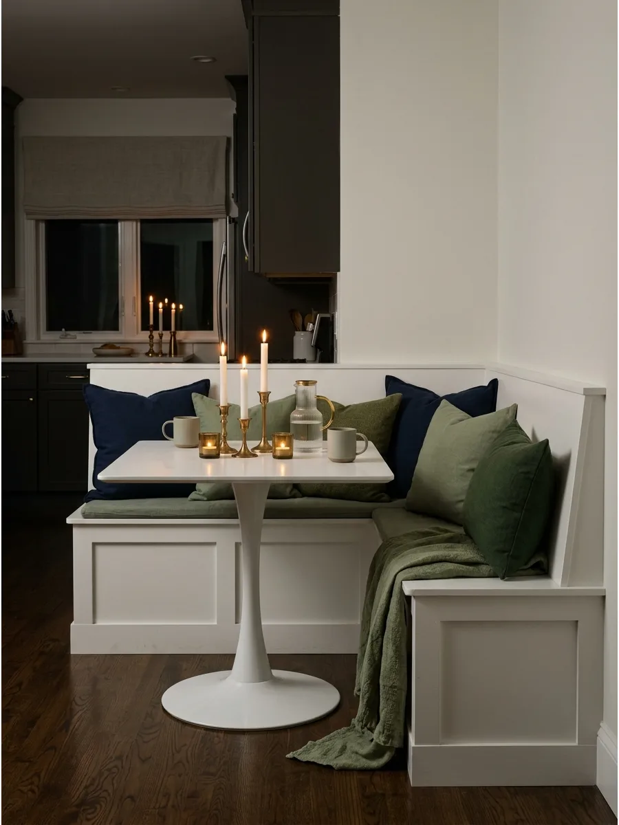 2. L-Shaped Corner Banquette