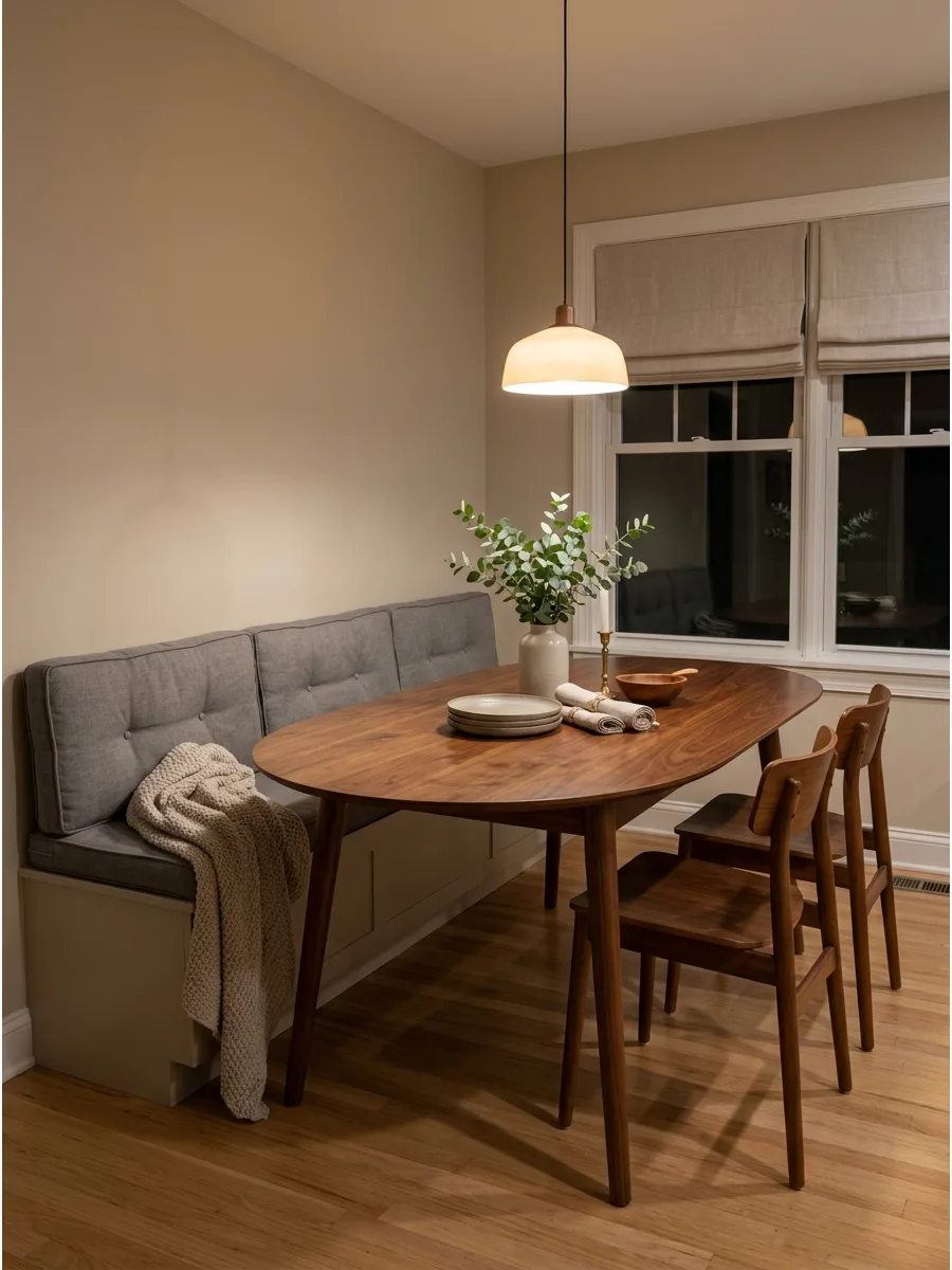 21. Oval Table Surface Space