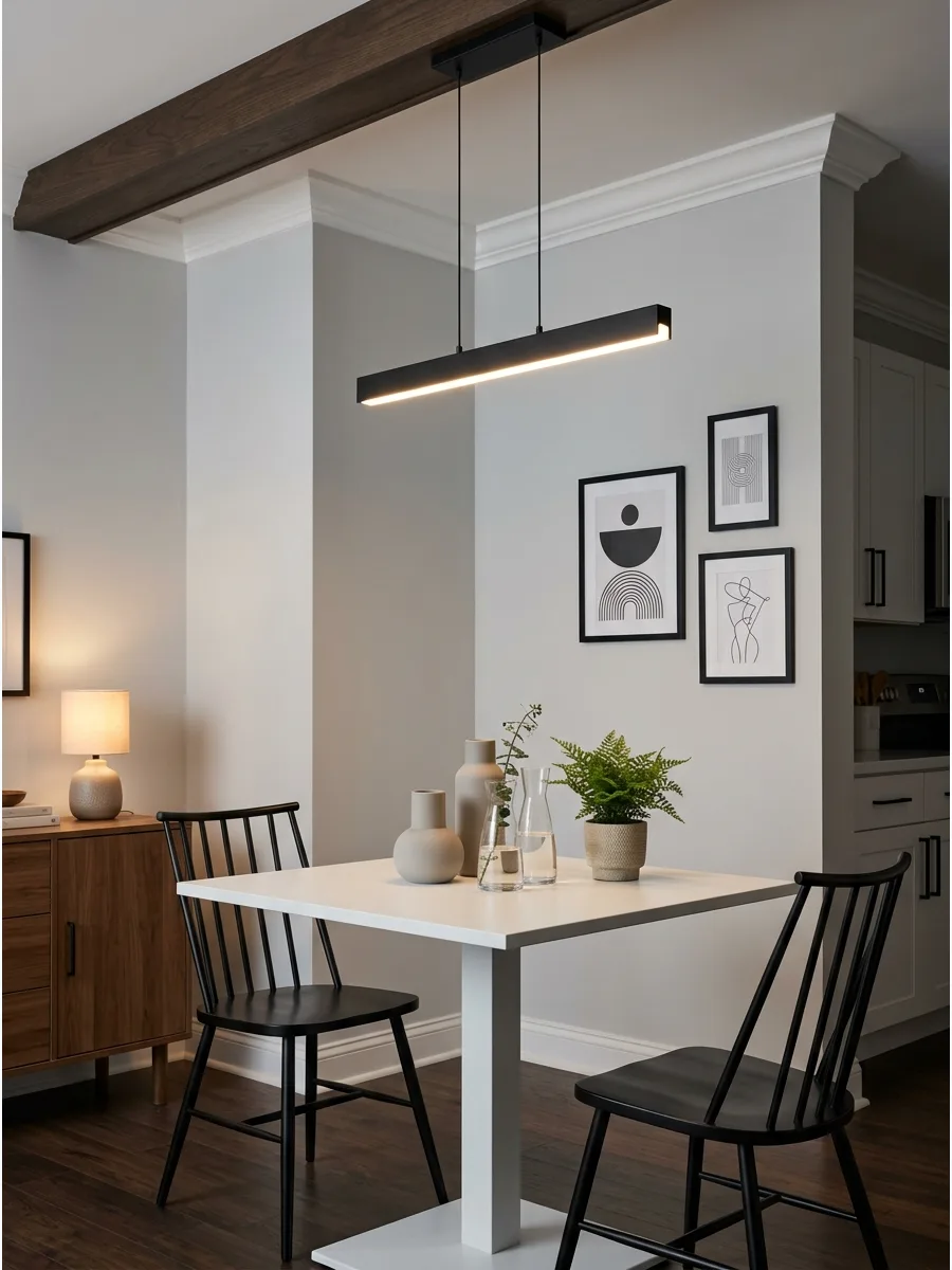 22. Modern Black Accent Nook
