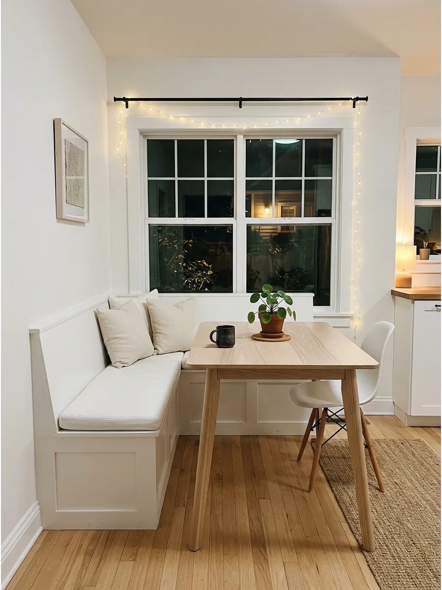 24. Simple Minimal White Nook