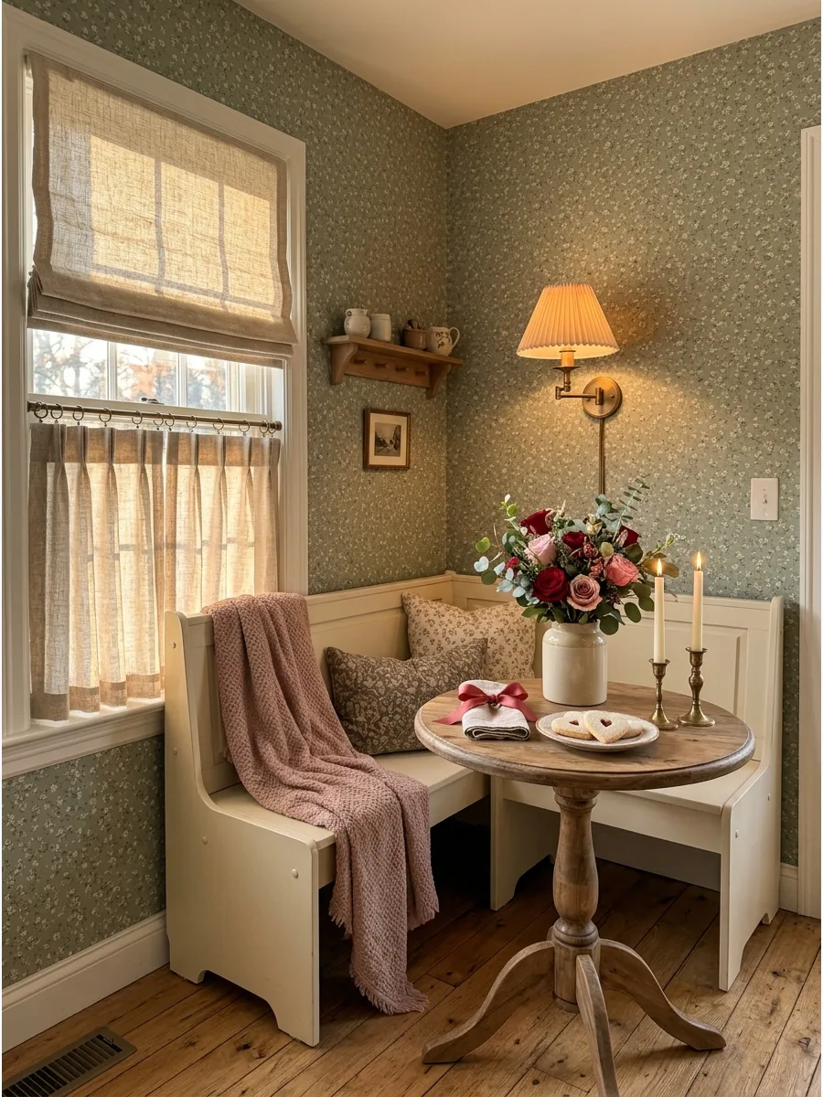 26. English Cottage Floral Nook
