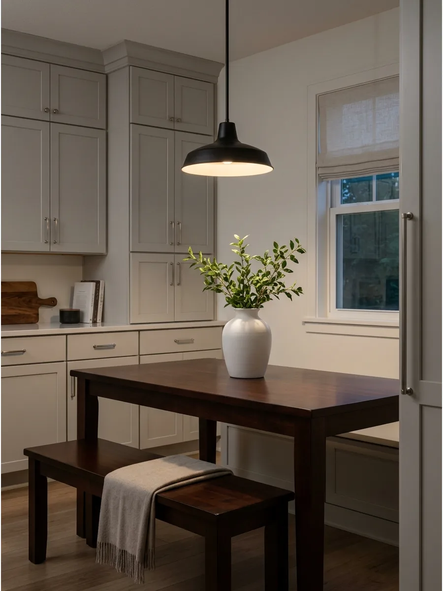 28. Warm Dark Wood Nook