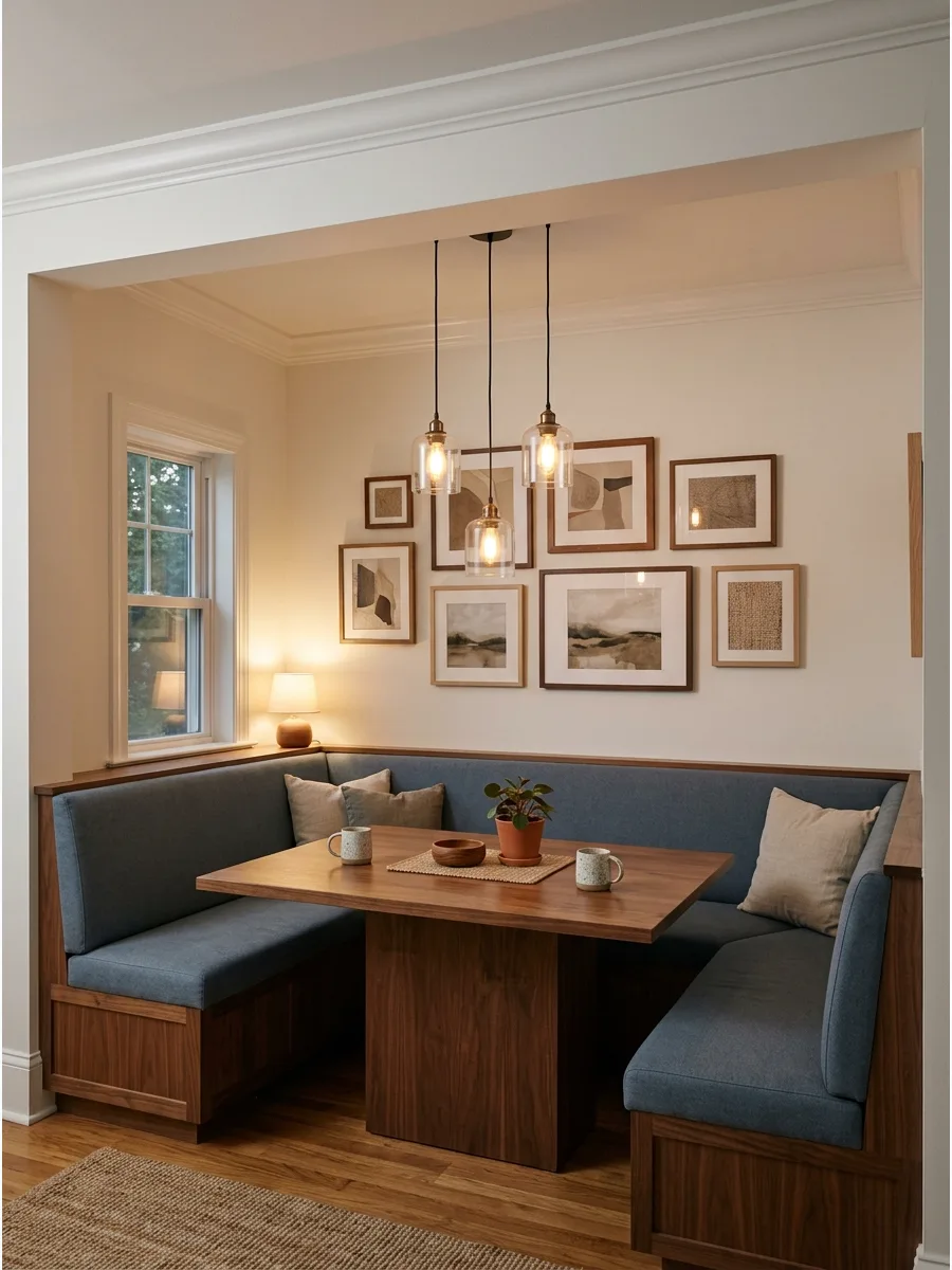 3. U-Shaped Breakfast Nook