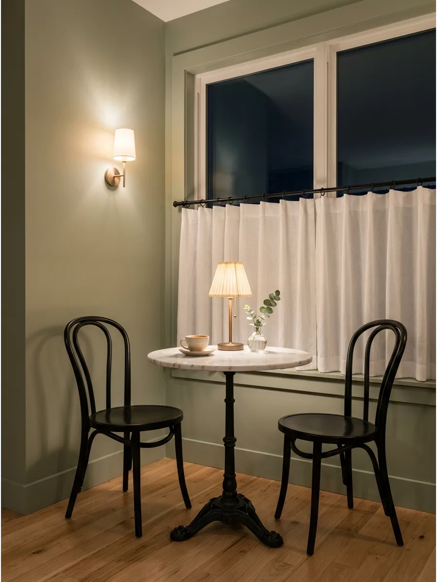 31. Cozy Café Breakfast Nook