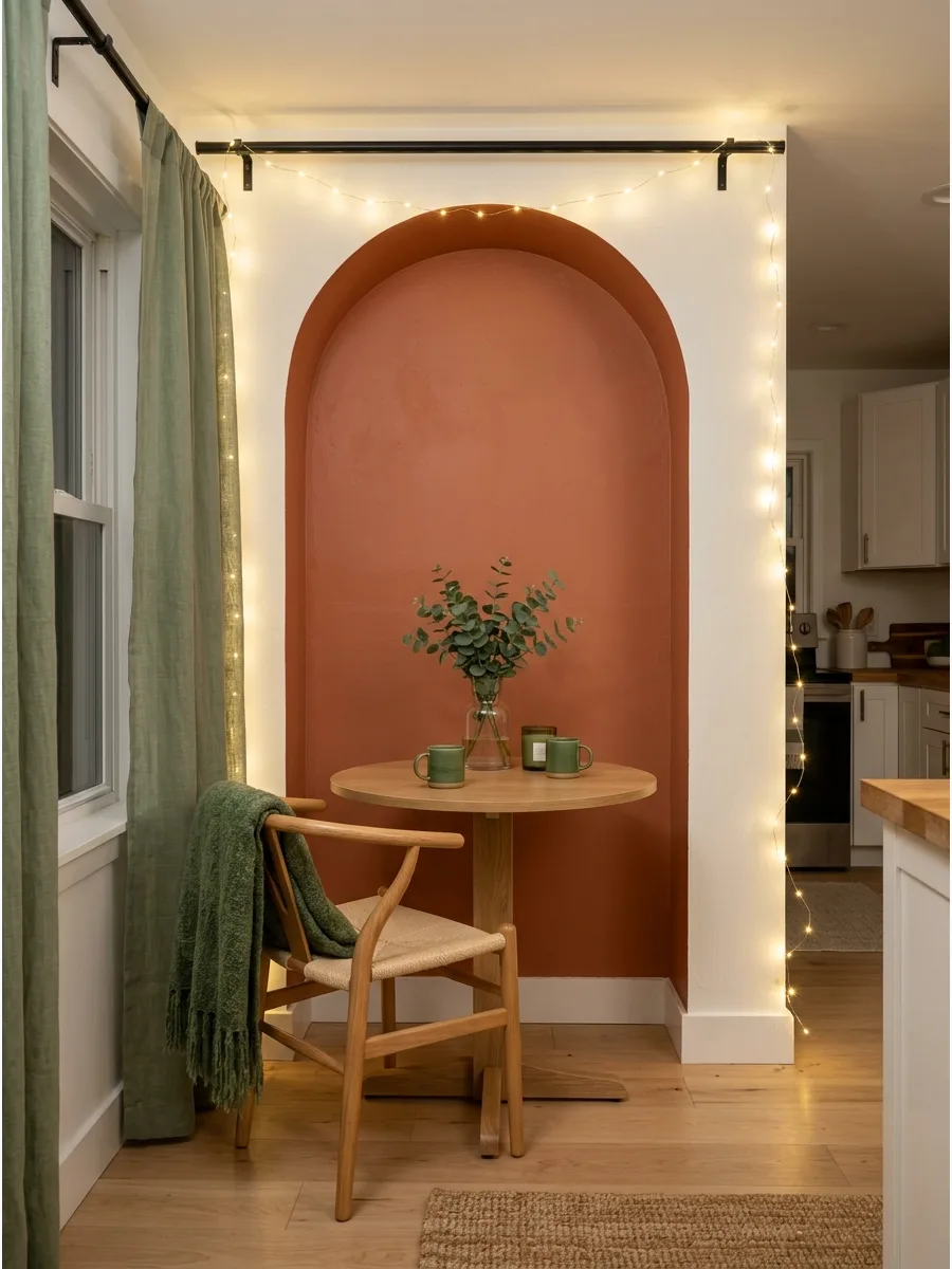 38. Arched Breakfast Nook Wall