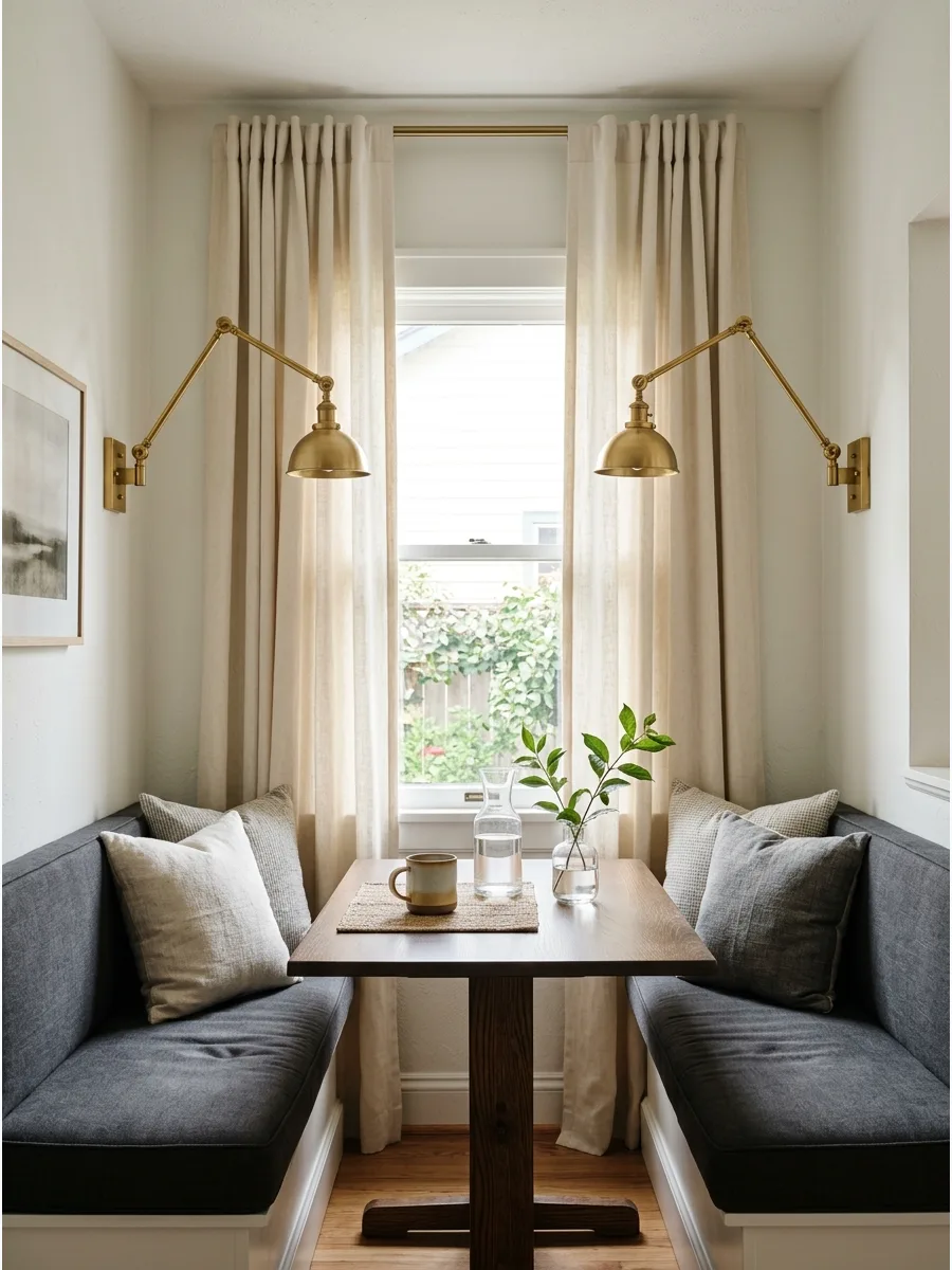 42. Wall Sconce Breakfast Nook