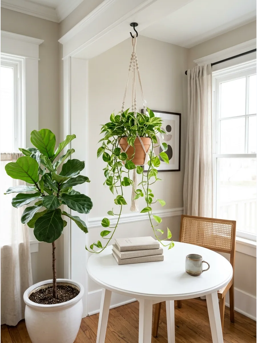 47. Plant-Filled Breakfast Nook