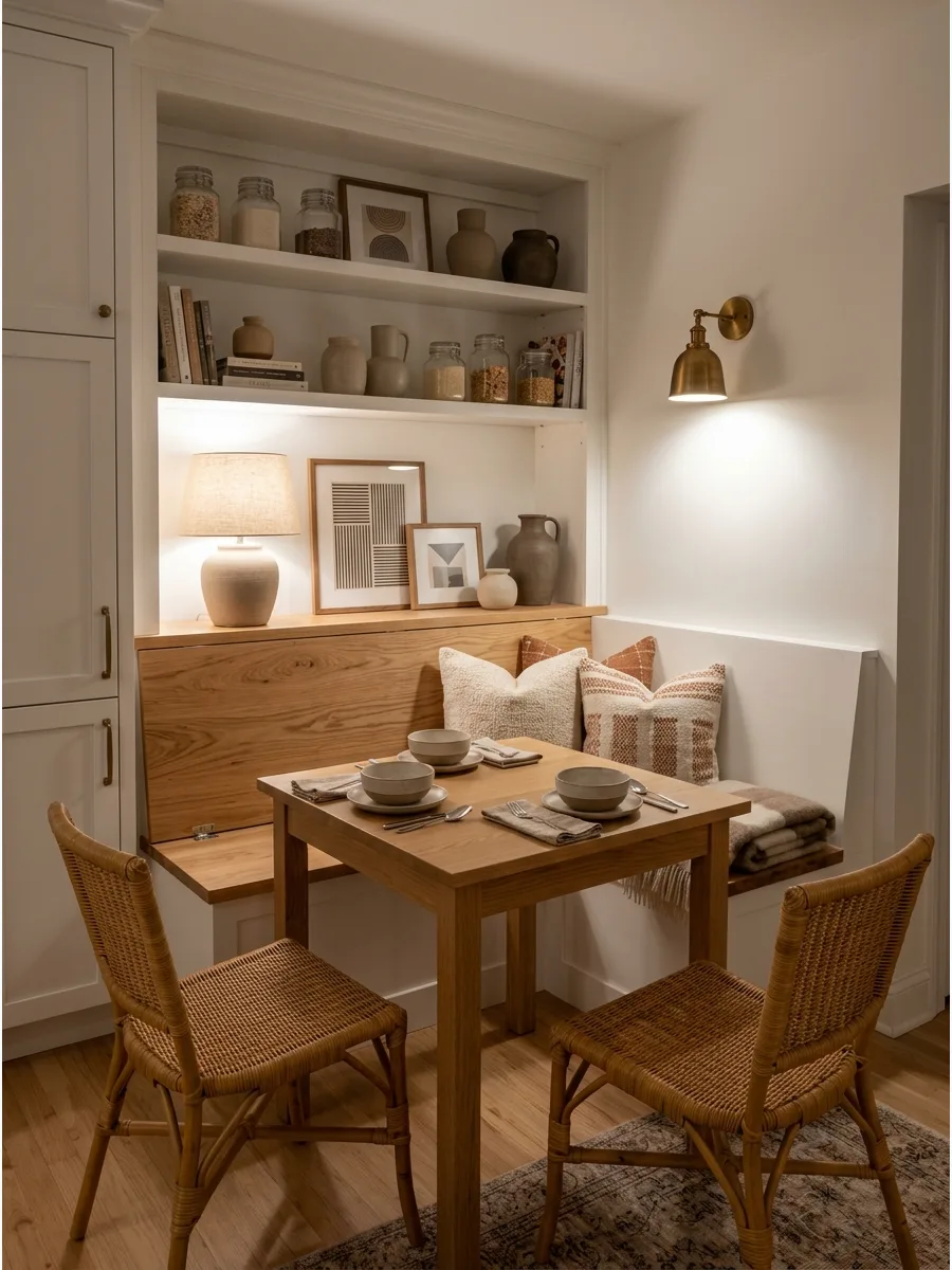 6. Built-In Bench With Storage