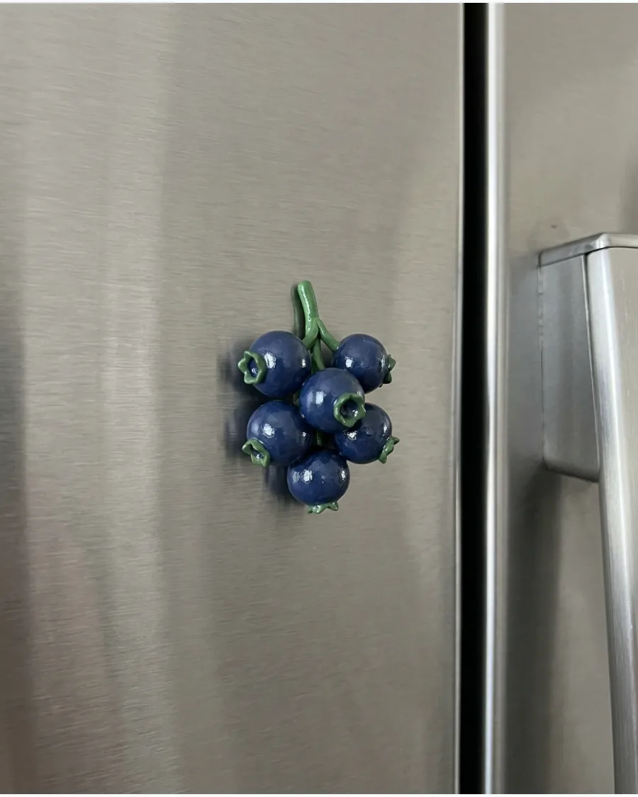 17. Blueberry Cluster Magnet