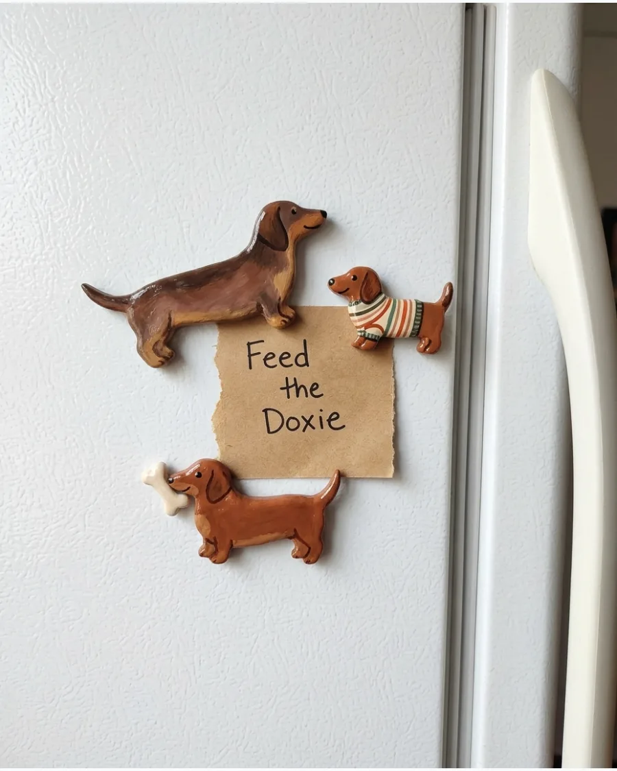 33. Mini Dachshund Magnet