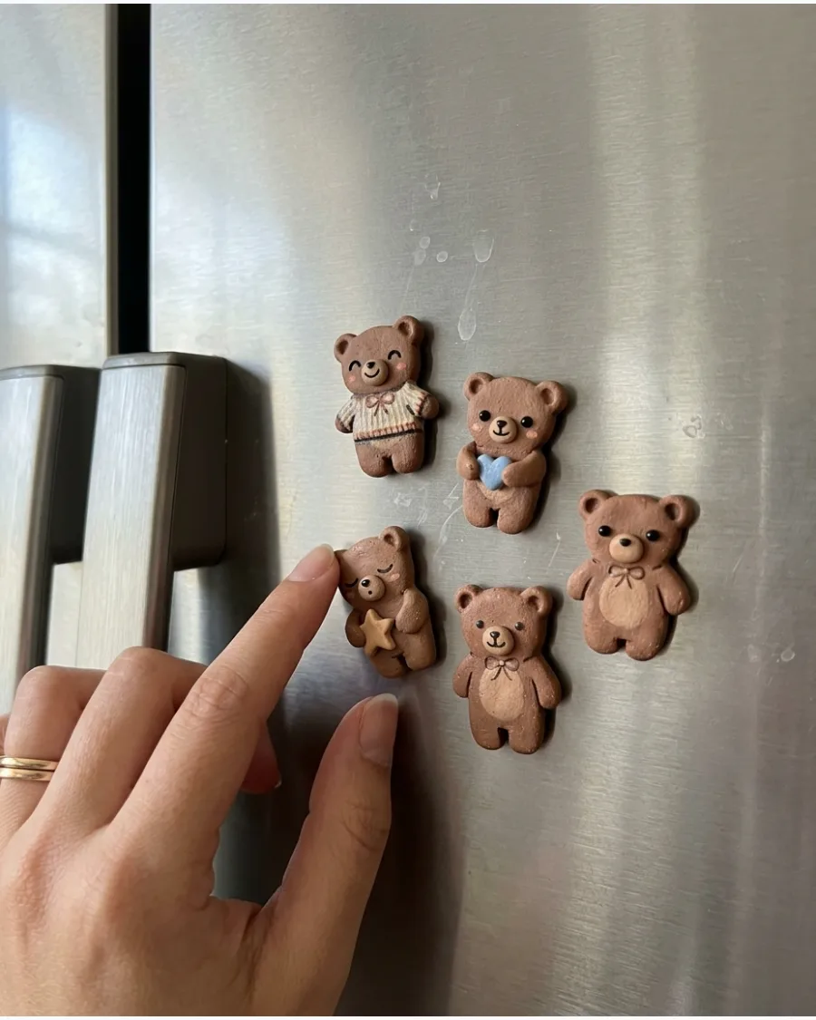 39. Teddy Bear Fridge Magnet