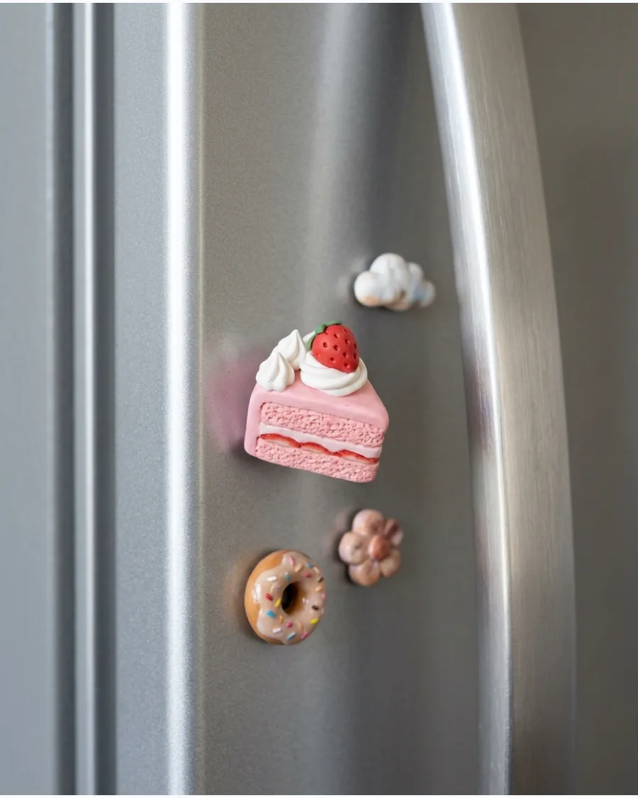 4. Strawberry Cake Magnet