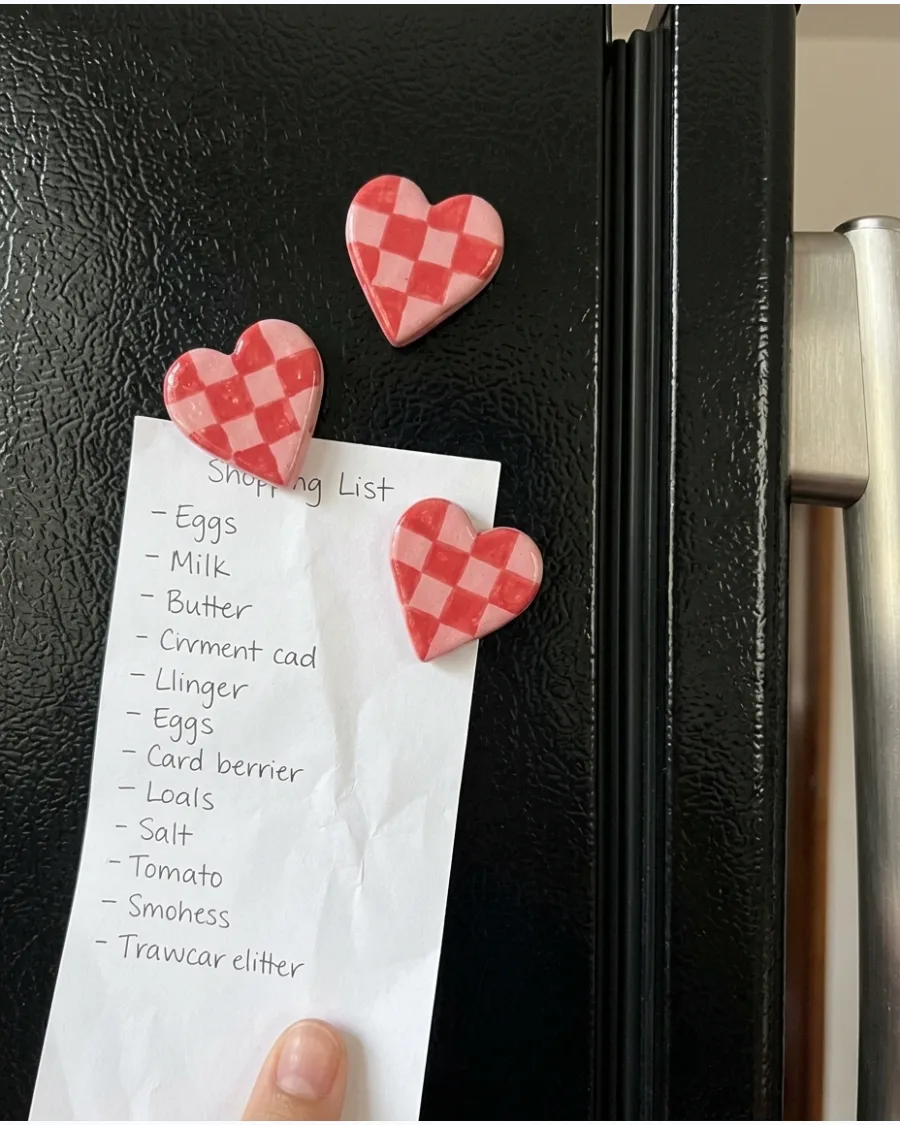 43. Retro Checkerboard Magnet