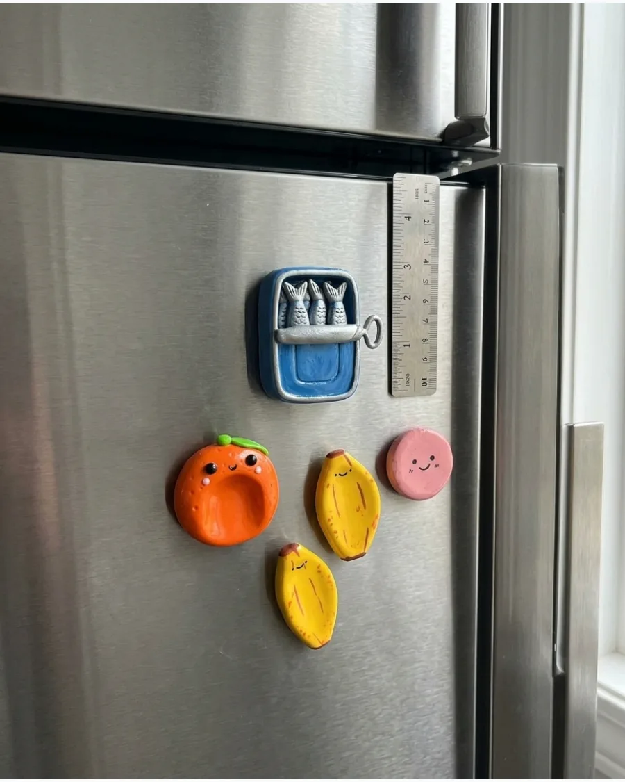 44. Sardine Tin Clay Magnet