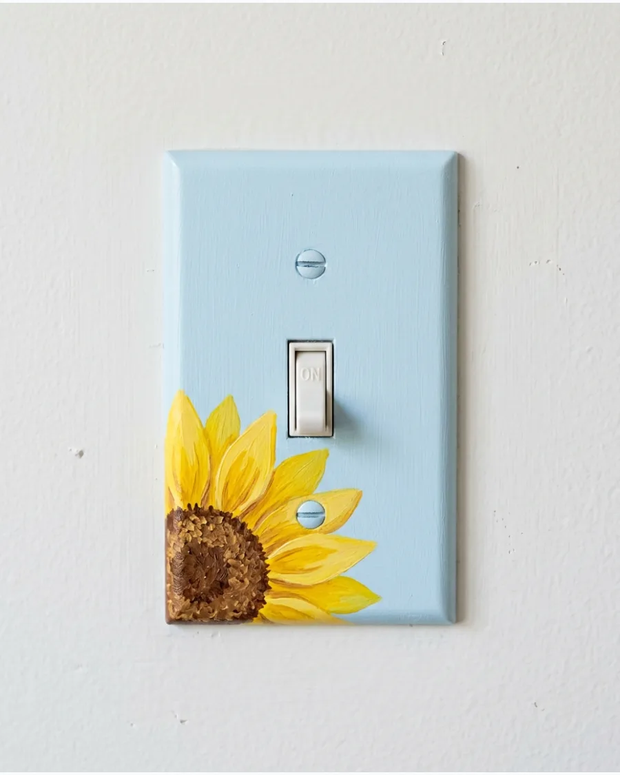 17. Sunflower Light Switch Cover