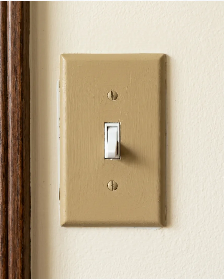 2. Warm Khaki Switch Plate