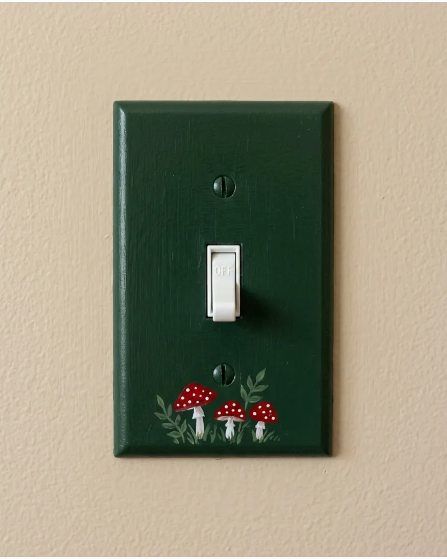 21. Mushroom Forest Switch Cover