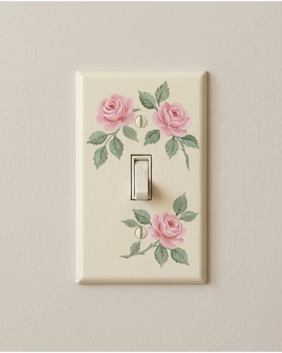 27. Vintage Rose Switch Cover