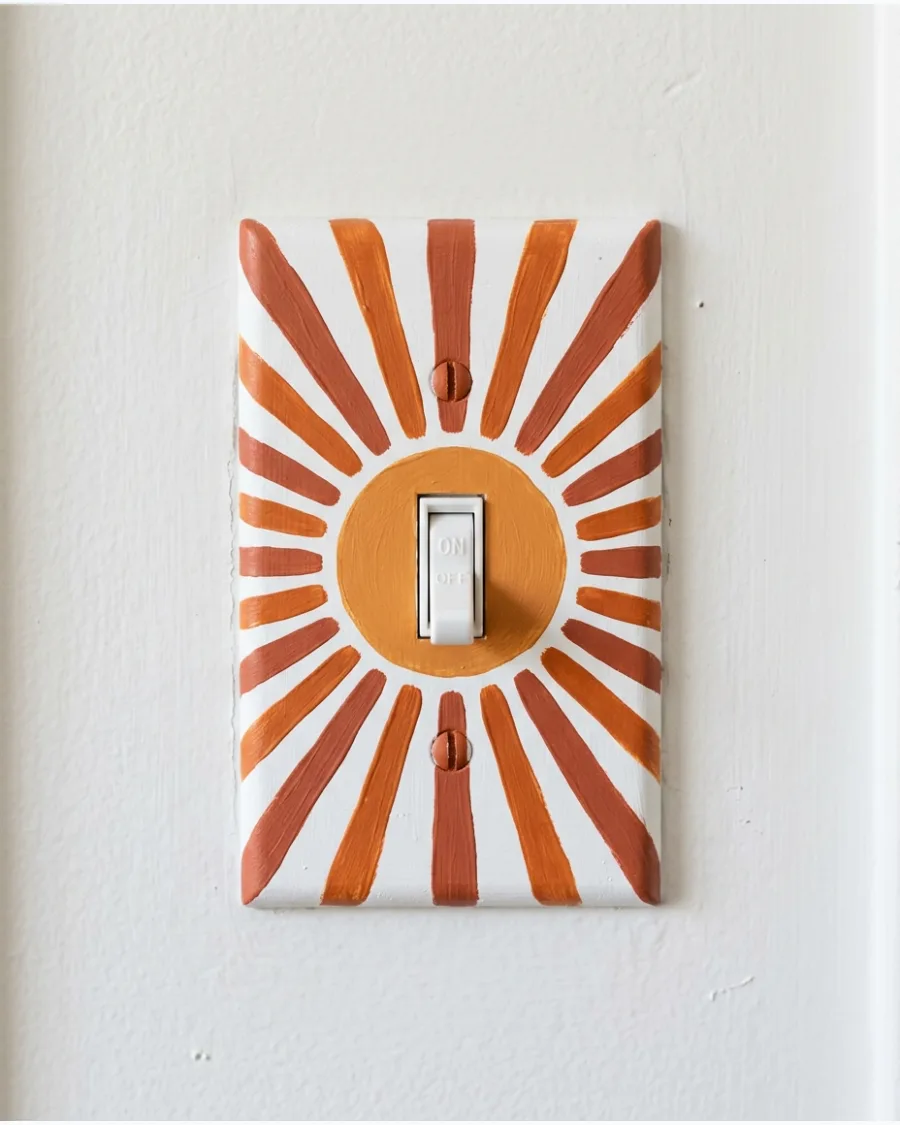 32. Sunburst Light Switch Cover