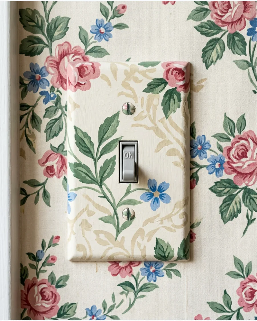 50. Hand-Painted Wallpaper Match