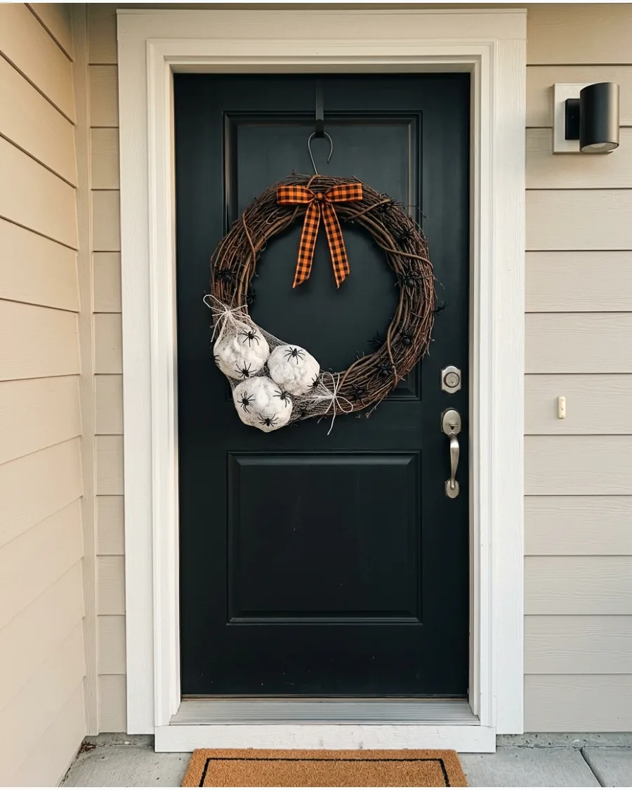 19. Infested Grapevine Egg Wreath