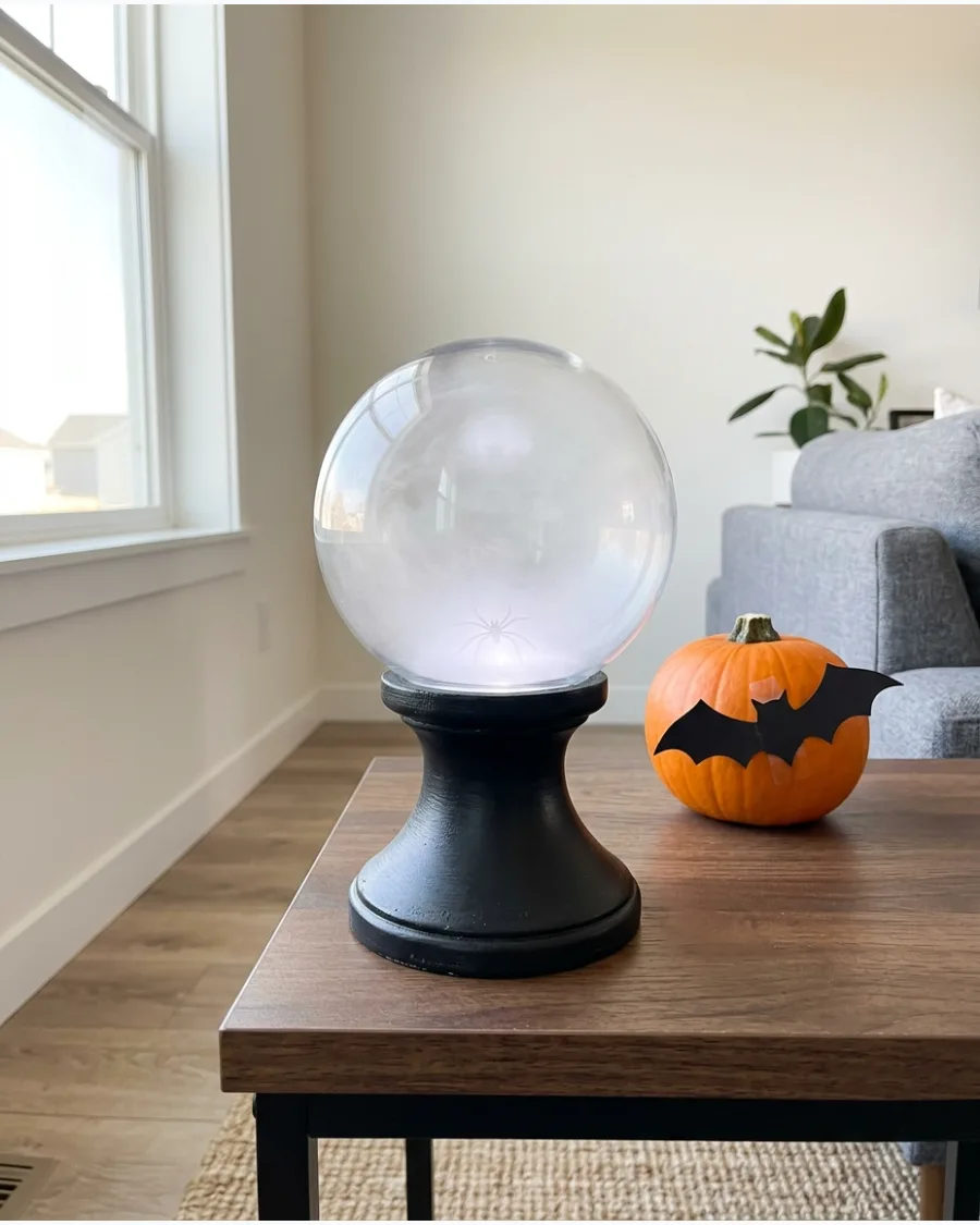 27. Crystal Ball Table Decoration