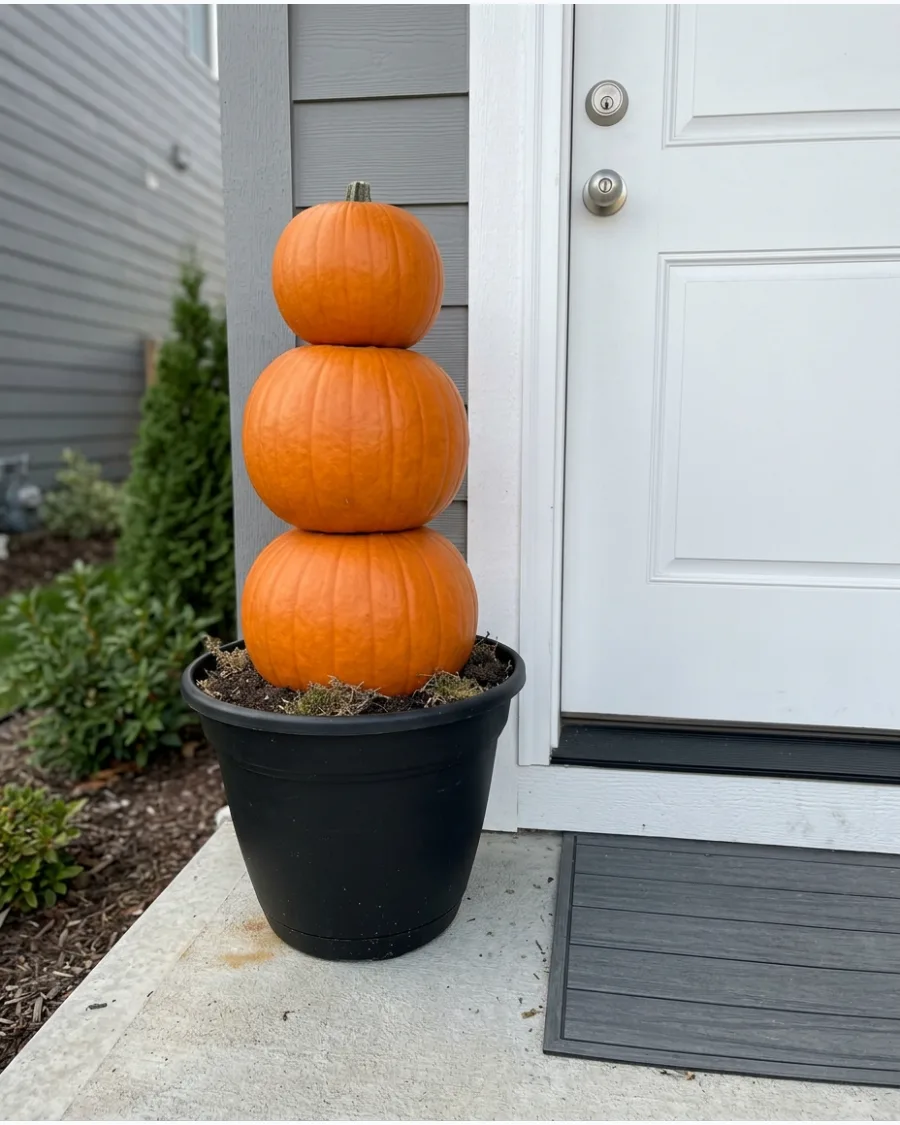 38. Pumpkin Topiary