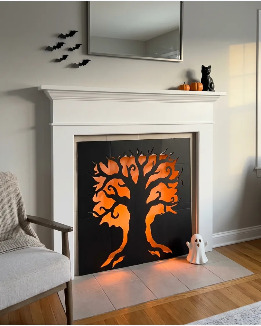 49. Haunted Fireplace Insert