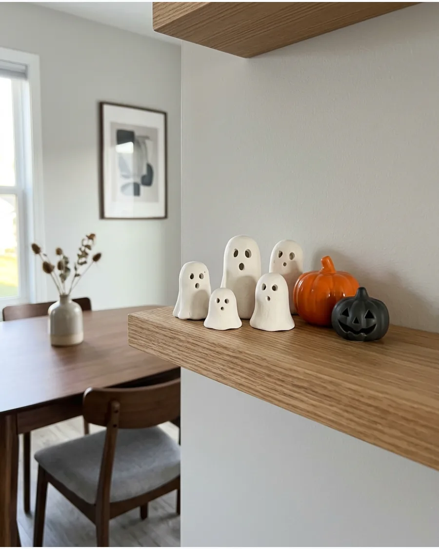 6. Mini Clay Ghost Village