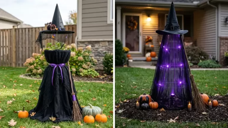 50 DIY Outdoor Witch Decoration Ideas