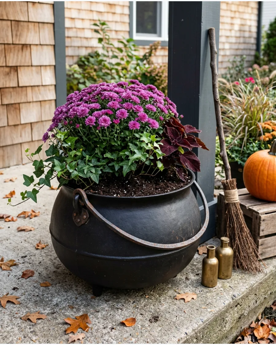 16. Cauldron Planter