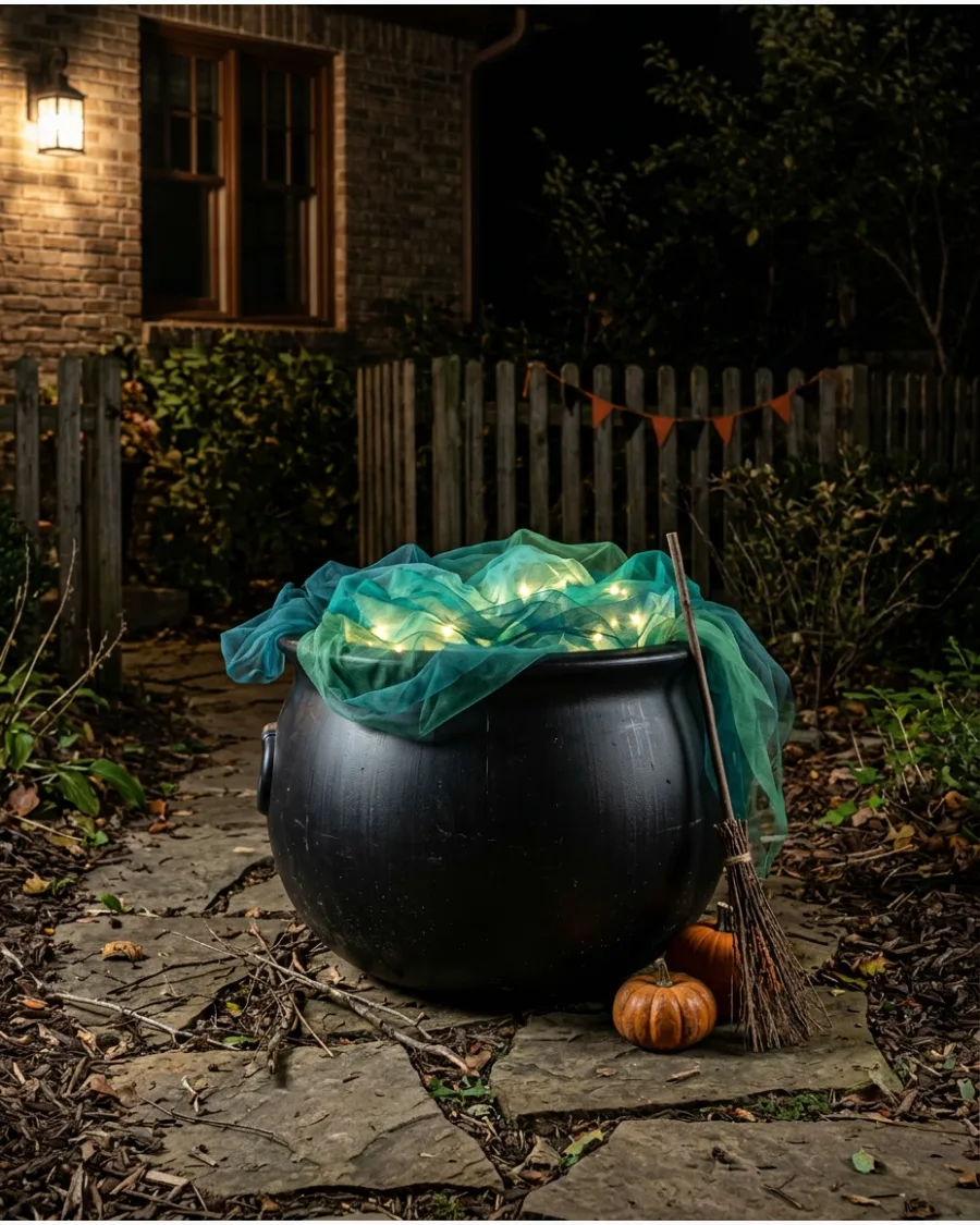 17. Bubbling Cauldron Fountain Illusion
