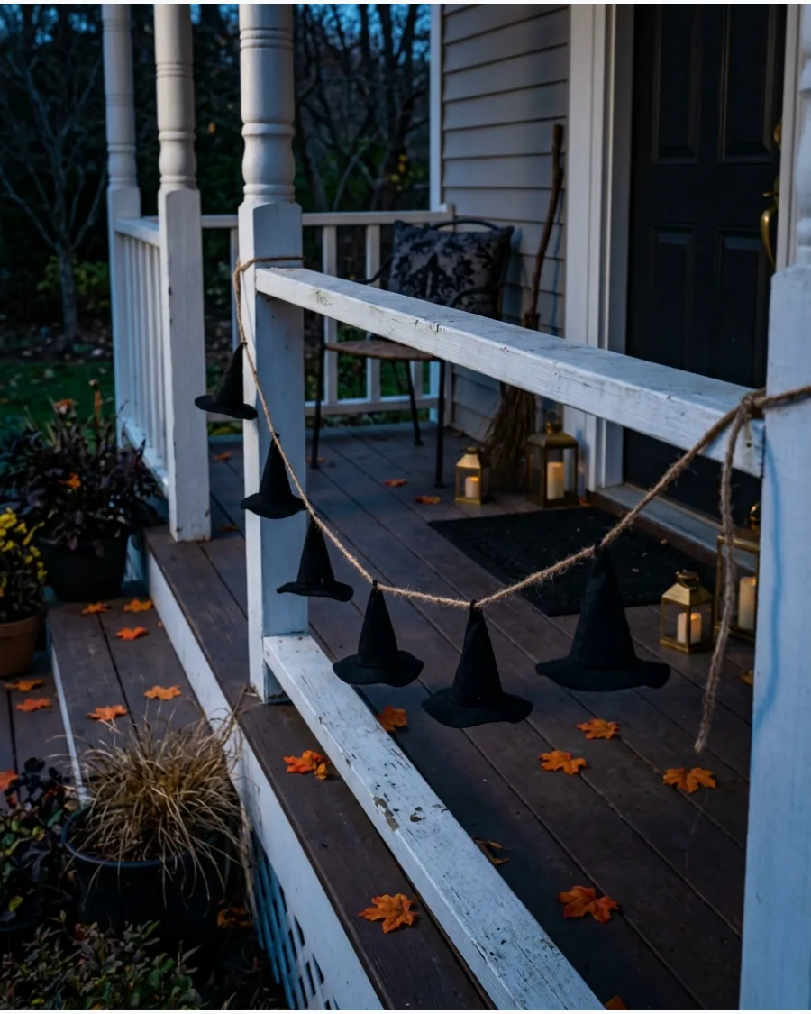 36. Witch Hat Garland