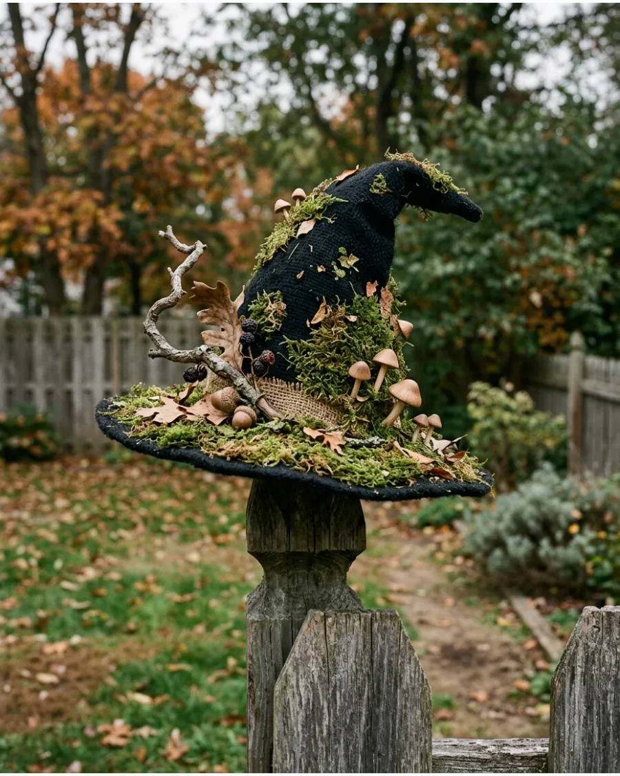 38. Mossy Forest Witch Hats