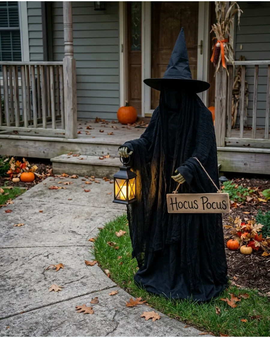 4. Witch Holding a Lantern