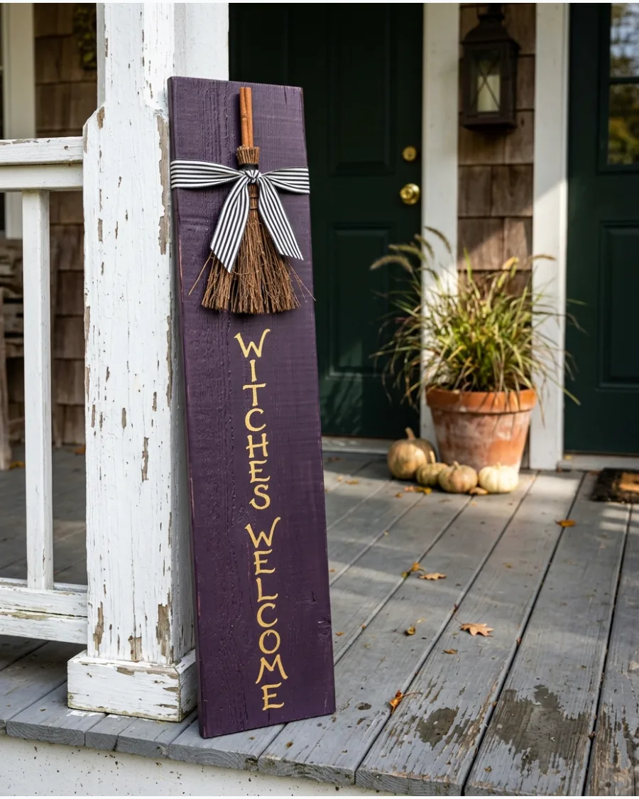 41. Witches Welcome Door Sign
