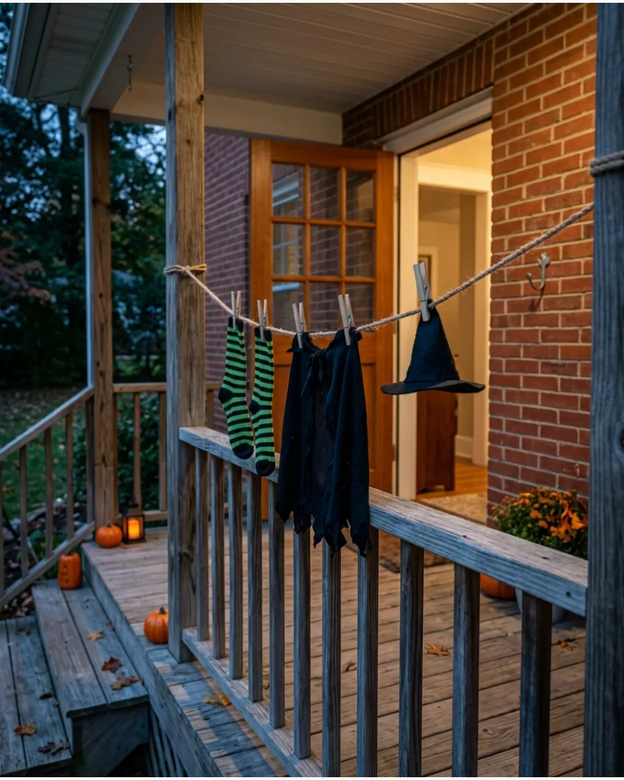 45. Witch’s Laundry Line