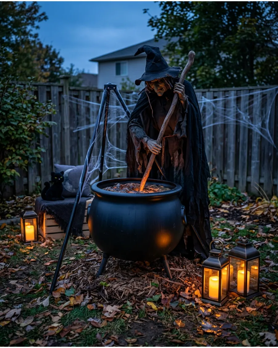 5. Witch Stirring a Cauldron