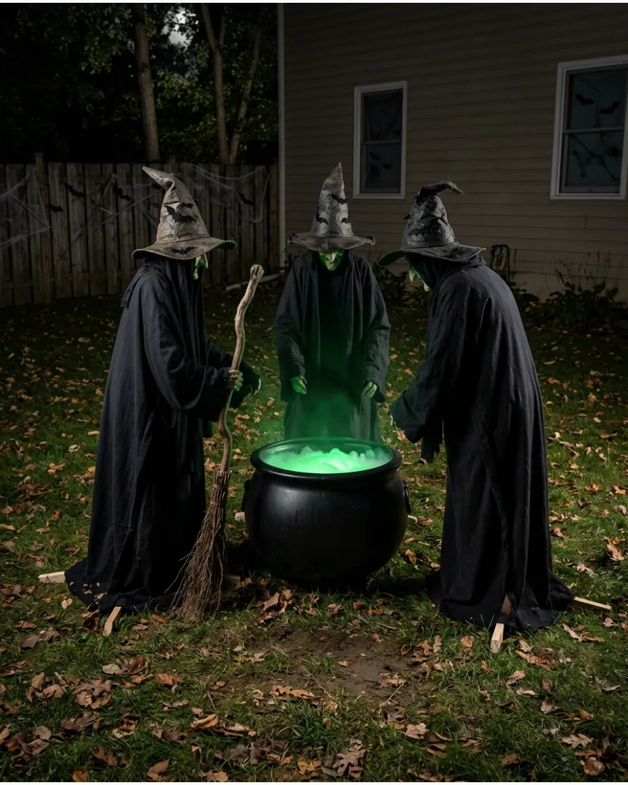 6. Three Witches Around a Cauldron