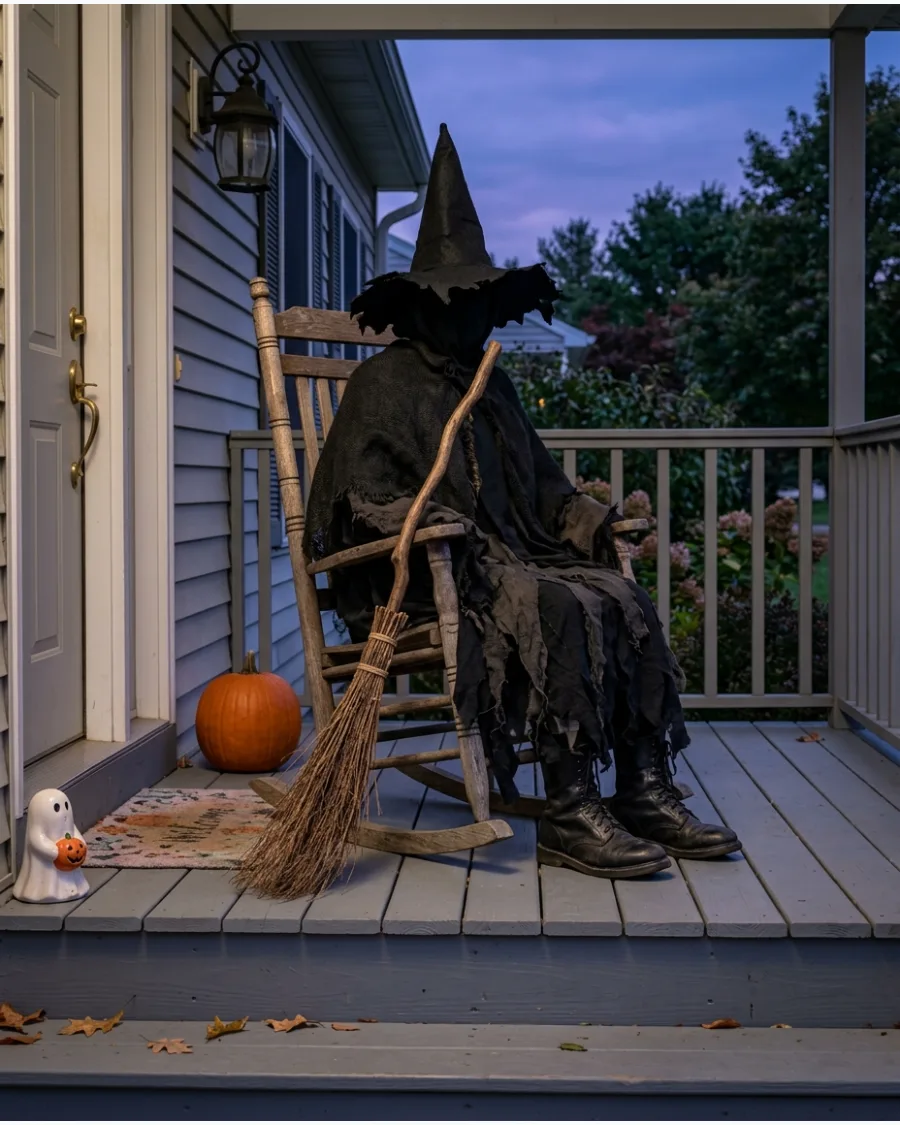 7. Sitting Porch Witch