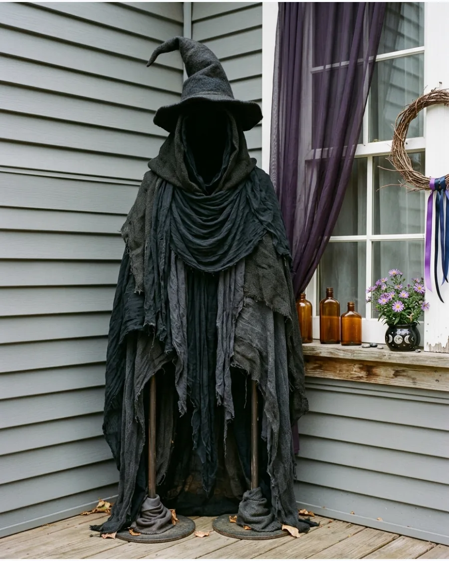 8. Faceless Cloaked Witch