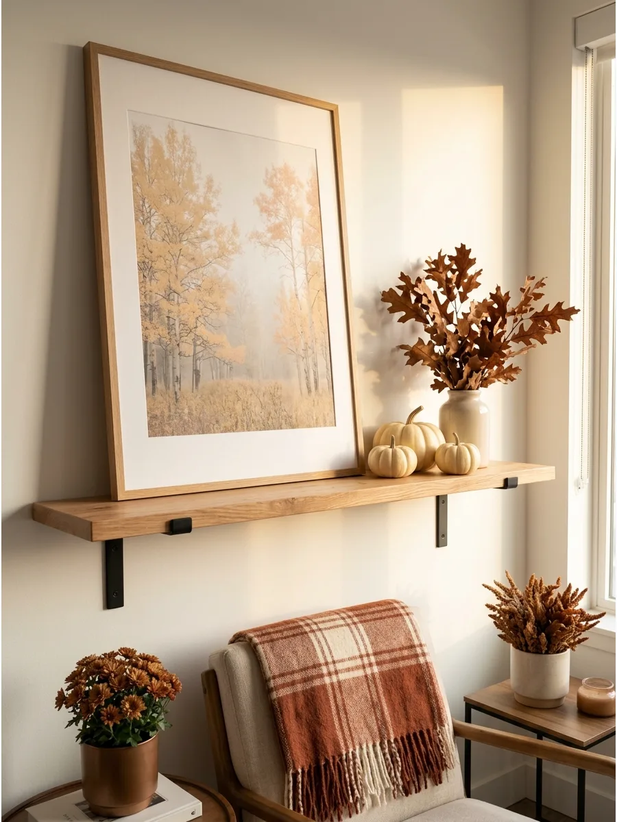 11. Display a Muted Autumn Landscape