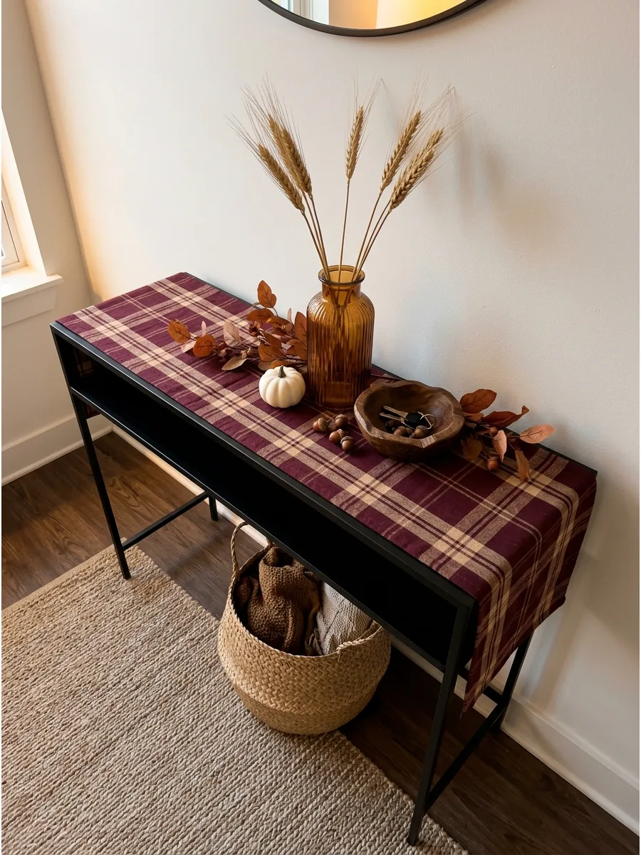 19. Style a Narrow Entryway Console