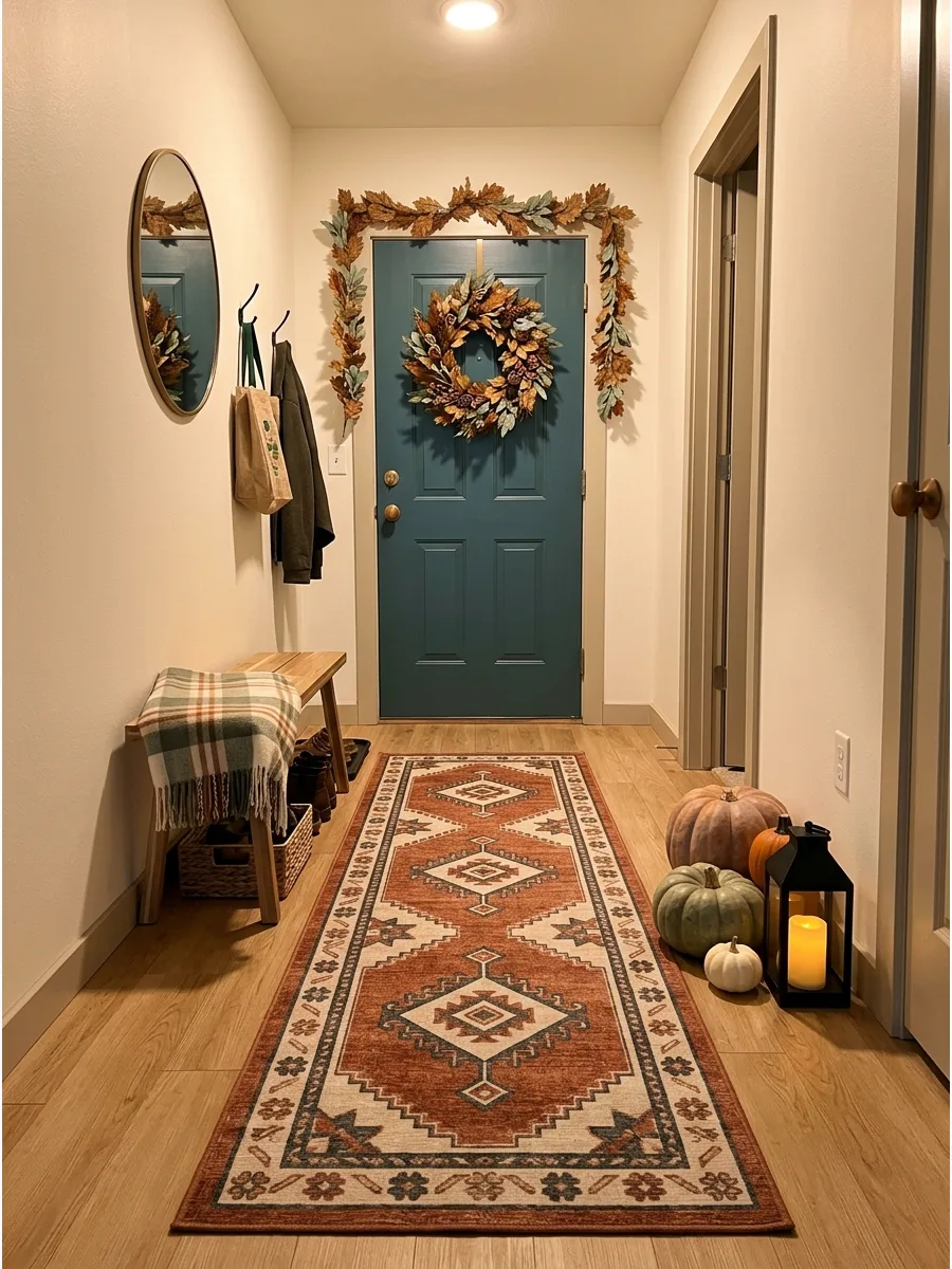 21. Add a Warm Entryway Runner