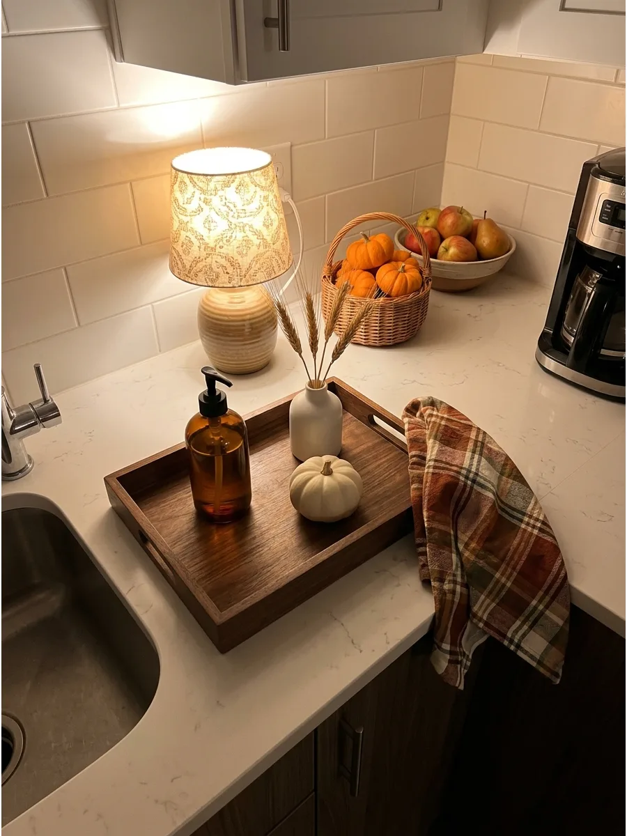39. Create a Fall Countertop Tray