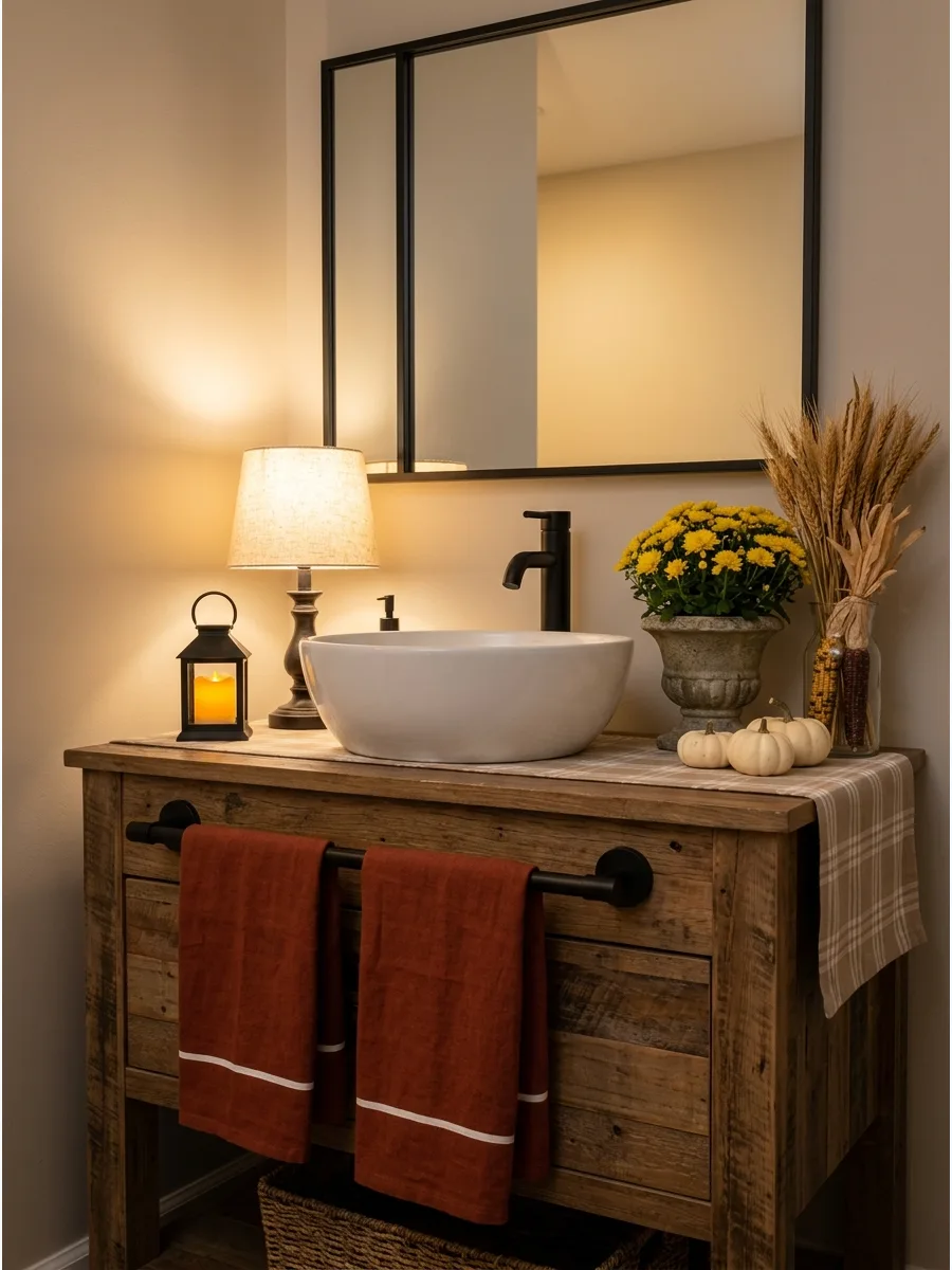 44. Add Rust-Colored Kitchen Towels