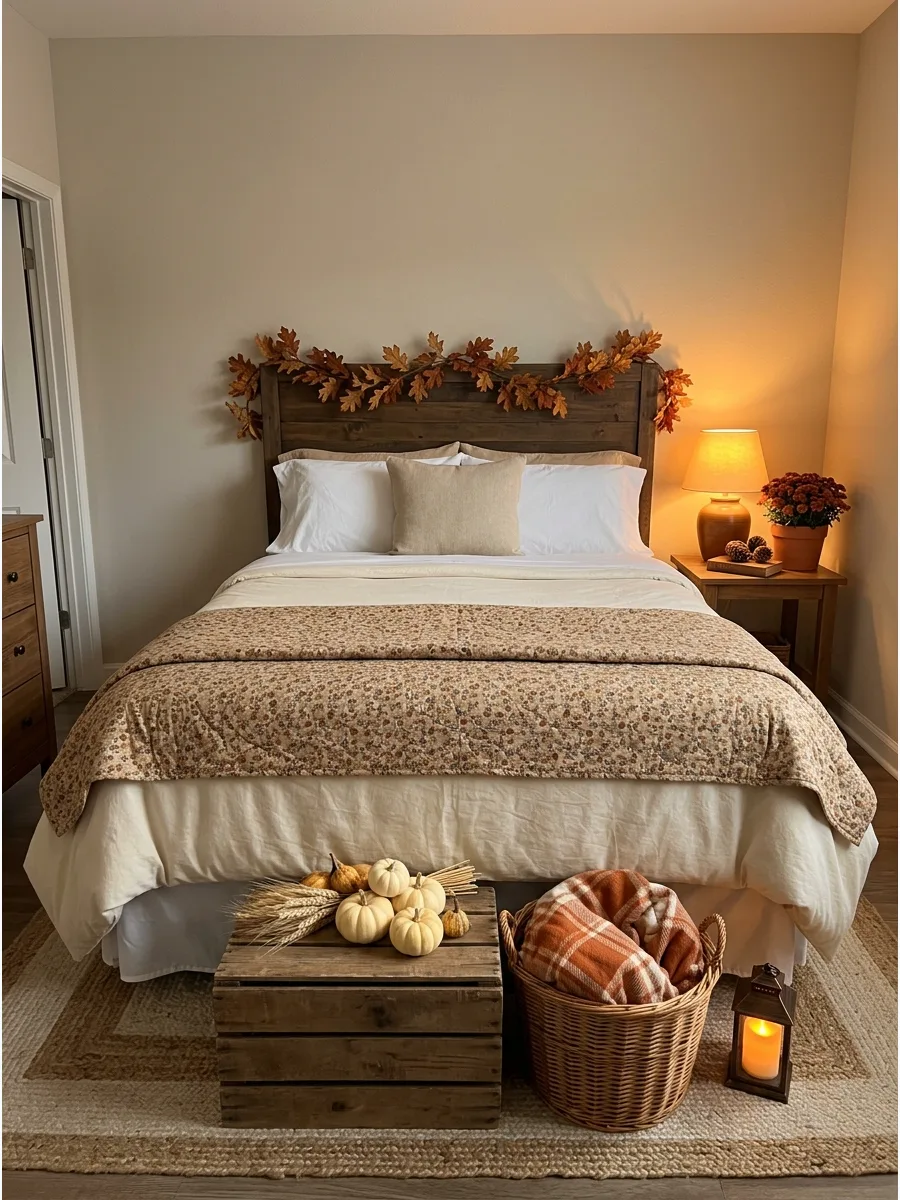 51. Fold a Quilt Across the Bed